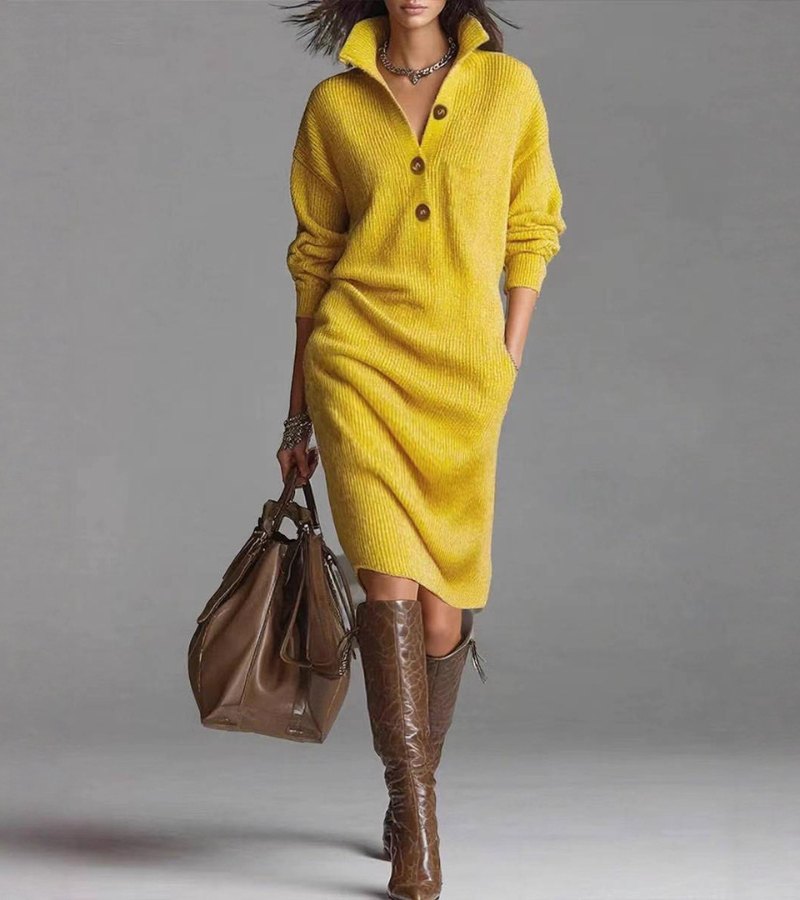 Pansy | Robe Pull Midi Confortable