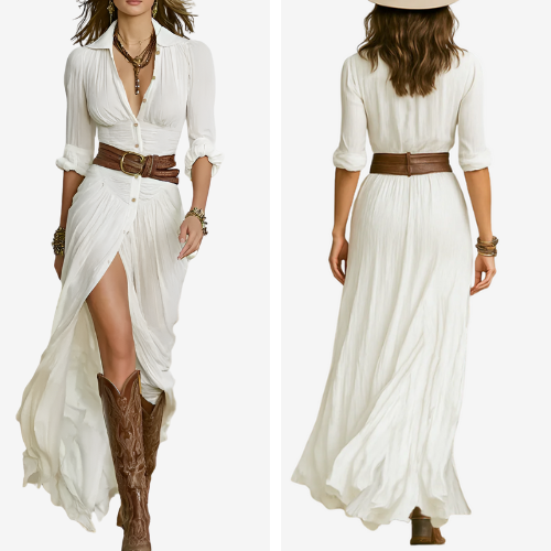 Nomade | robe fluide au style aventurier