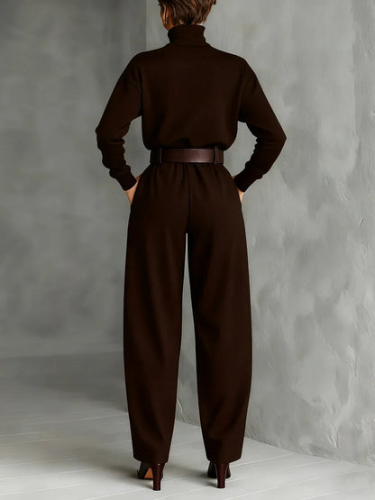 Juliet | Ensemble col roulé & pantalon élégance fluide
