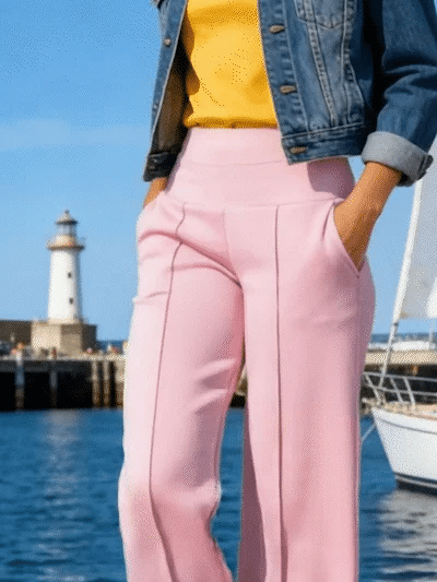 Silhouette Élégante | Pantalon Femme Coupe Droite