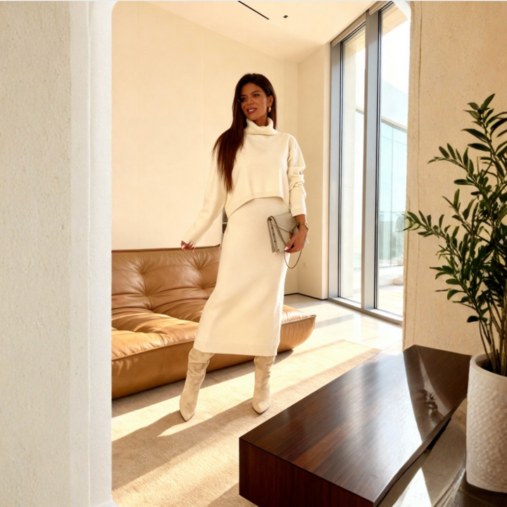 Sérénité d’Ivoire | Luxe tweedelige set