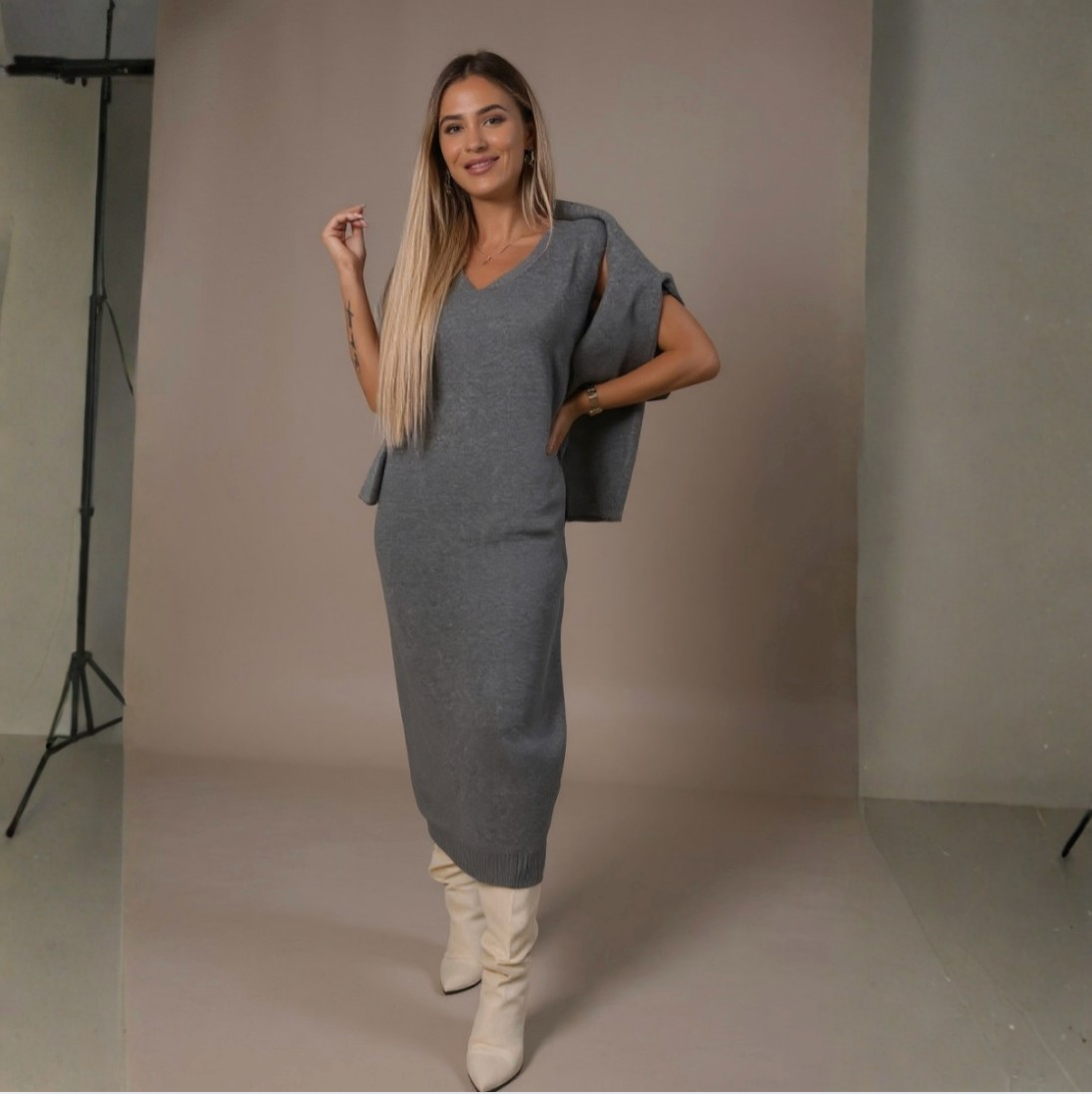 Sérénité d’Ivoire | Luxe tweedelige set