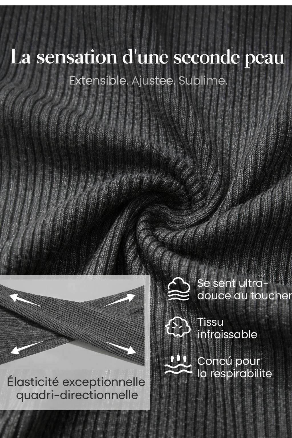 Luna | Robe sirène élégante à manches larges et fermeture éclair