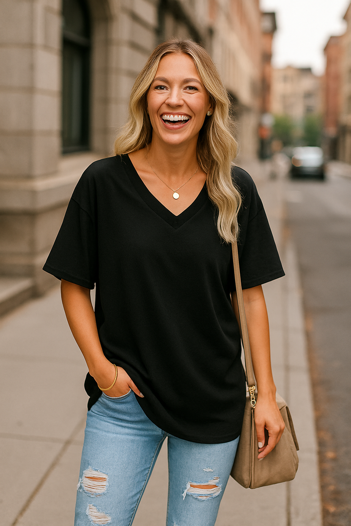 SoleilEase  | Haut casual élégant