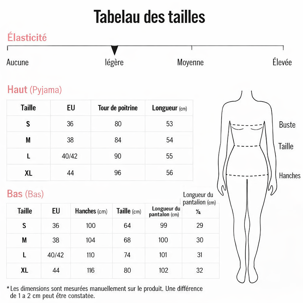 COMFYSLEEP | Pyjama Femme Chic de Nuit