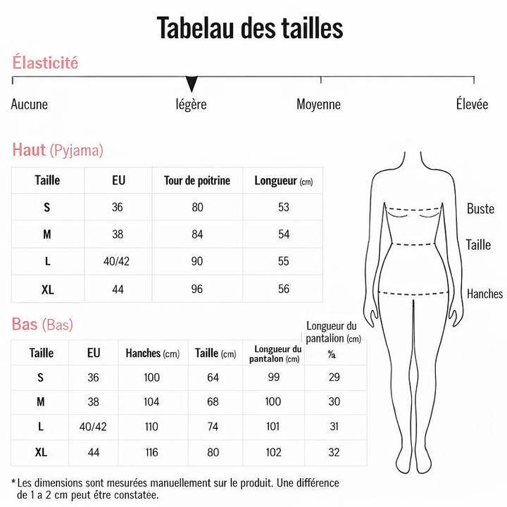 COMFYSLEEP | Pyjama Femme Chic de Nuit