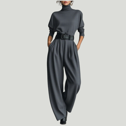 Juliet | Ensemble col roulé & pantalon élégance fluide