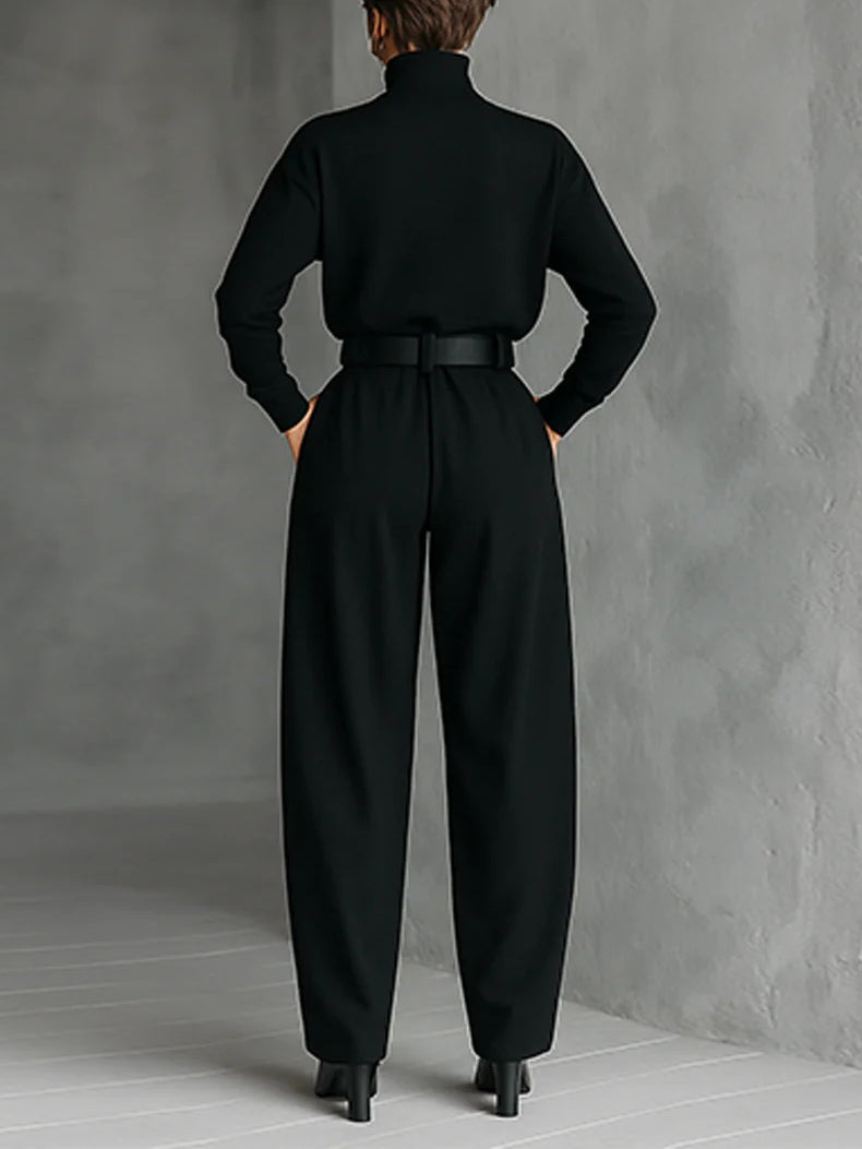 Juliet | Ensemble col roulé & pantalon élégance fluide