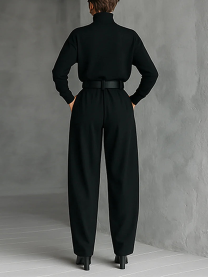 Juliet | Ensemble col roulé & pantalon élégance fluide
