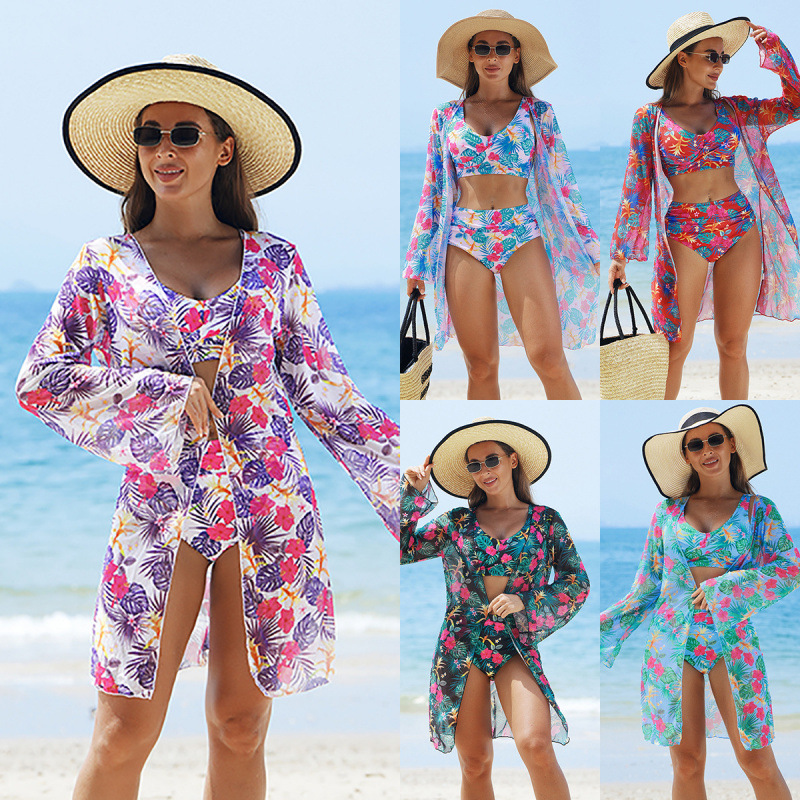 Élégance paradisiaque | Maillot de bain sexy 3 pièces