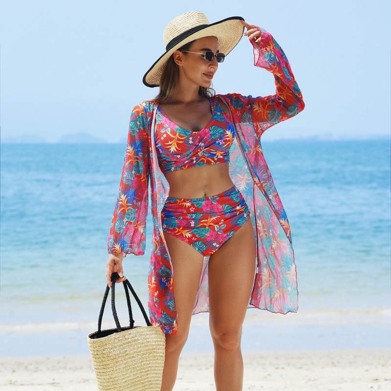 Élégance paradisiaque | Maillot de bain sexy 3 pièces