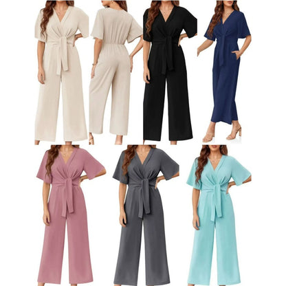 Amara Luxe | Combinaison femme à jambes larges