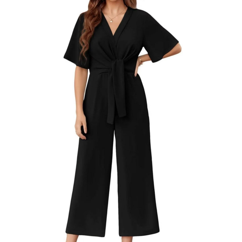 Amara Luxe | Combinaison femme à jambes larges