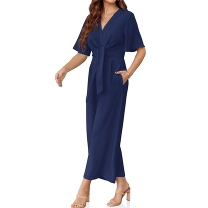 Amara Luxe | Combinaison femme à jambes larges