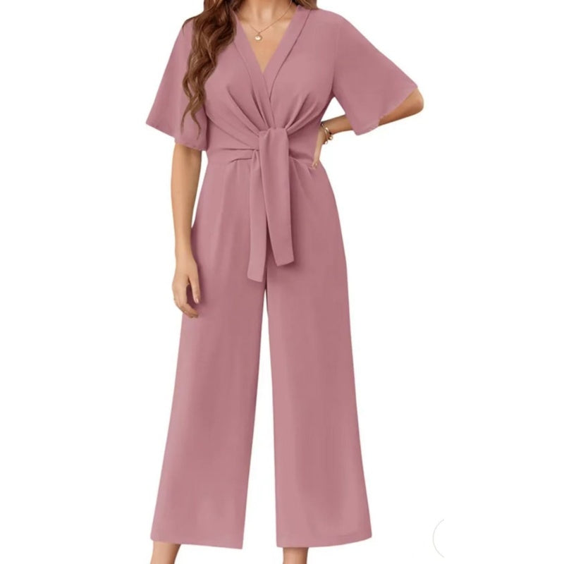 Amara Luxe | Combinaison femme à jambes larges