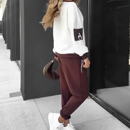 Élégance Urbaine | Ensemble sweat et pantalon de jogging