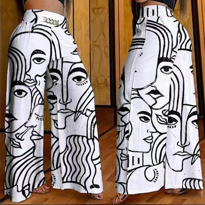 Clara Chic | pantalon large taille haute