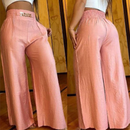 Clara Chic | pantalon large taille haute